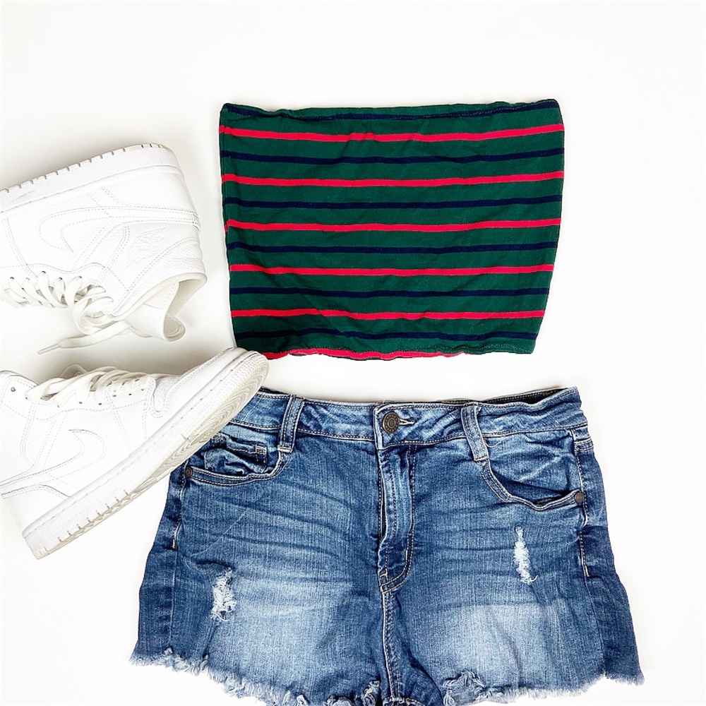 Red and Green CropTop